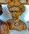Mediterranean Pair Italian Large Hand Carved Wood Figureheads For Sale - Image 3 of 13
