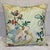 Brunschwig & Fils Moiré Silk Floral Pillow With Lee Jofa Vermicelli Chintz Back, 24” For Sale - Image 6 of 8