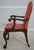Chippendale Pair Hickory Chair Co Chippendale Mahogany Upholstered Armchairs For Sale - Image 3 of 12