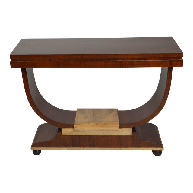 1930s French Art Deco Console Table For Sale