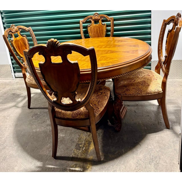 Late 20th Century A.r.t. Old World Dining Set For Sale - Image 4 of 12
