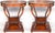 Wood Neo-Classical Style Inlaid Mahogany Side Tables - Pair For Sale - Image 7 of 8