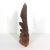 Mid 20th Century Vintage Carved Wood Eagle Bird Figurine, Man Cave Decor, Hawk Carving, Eagle Small Handmade Wooden Base Bird Sculpture For Sale - Image 5 of 10
