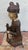 Mid 20th Century Mid 20th Century Hand-Carved Chinese Wooden Figural Sculpture of Seated Musician Holding Musical Instrument For Sale - Image 5 of 12