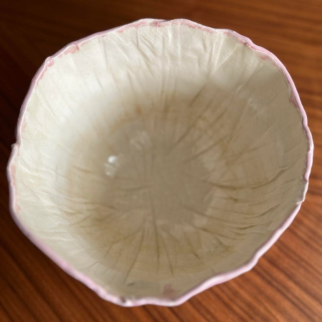 Ceramic Late 20th Century Handcrafted Balloon Centerpiece Bowl in a Powdery Pink Glaze For Sale - Image 7 of 7