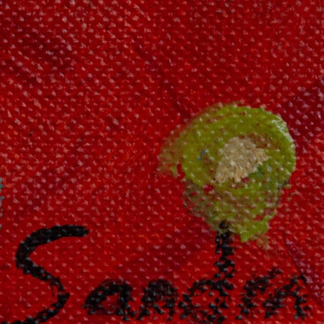 Interior Still Life with Vase and Chair, 1900s, Oil on Canvas, Framed For Sale - Image 5 of 7