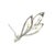 1990s Mikimoto Estate Akoya Pearl Brooch Pin Sterling Silver For Sale - Image 10 of 12