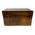 Early 19th Century Early 19th Century English Regency Burr Walnut Two-Compartment Tea Caddy Box For Sale - Image 5 of 8