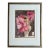 Framed Artwork Horst Janssen Lillies Floral Offset Lithograph Red Stamped Germany, Framed For Sale