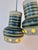Beige Hanging Lamp in Blue and Beige Ceramic by Per Engstrøm For Sale - Image 8 of 11