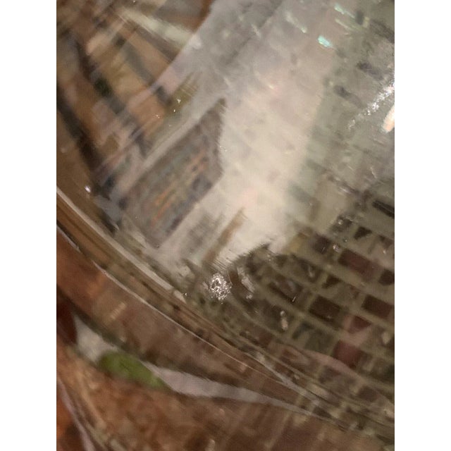 1960s Swedish Smoke Glass and Transparent Textured Glass Pendant Attributed to Carl Fagerlund for Orrefors For Sale - Image 9 of 10