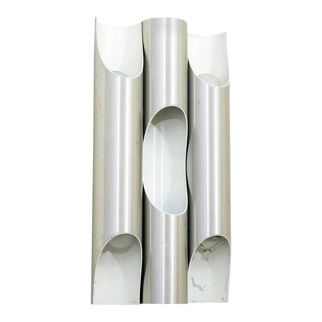 1960s Fuga Metal Tubular Wall Sconce by Maija Liisa Komulainen for Raak Amsterdam For Sale