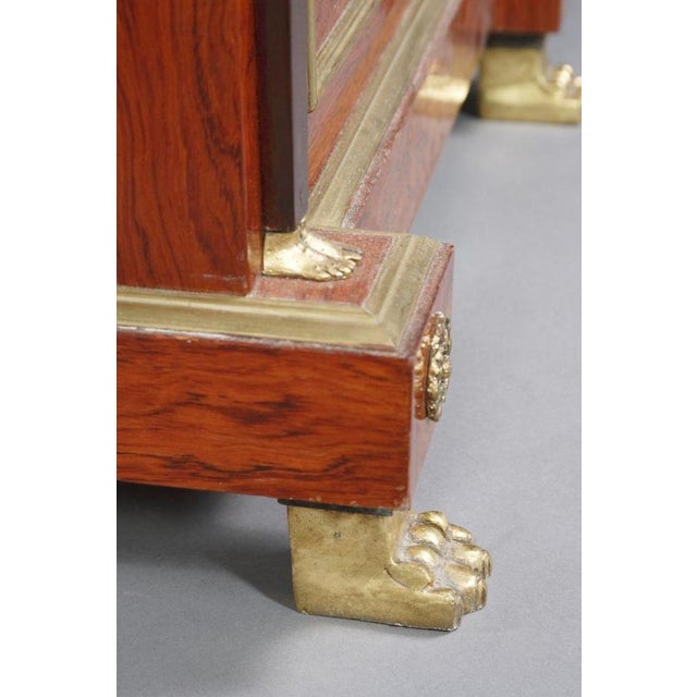 Wood Vintage Empire Style Secretaraire For Sale - Image 7 of 18