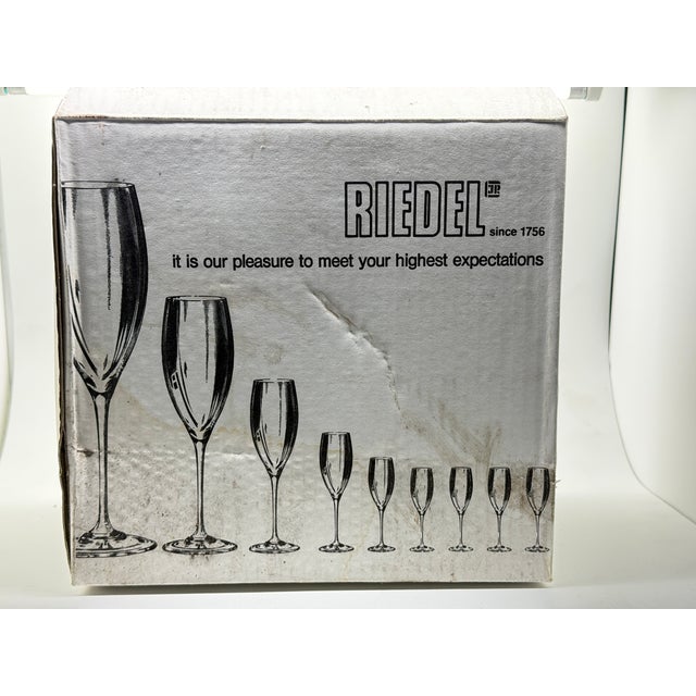 1990s 400/88 Champagne Flute by C.J. Riedel for Riedel, 1991, Set of 6 For Sale - Image 5 of 6