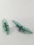 Silver Wall Sconces in Turquoise Glass from Veca, Italy, 1970s, Set of 2 For Sale - Image 8 of 18