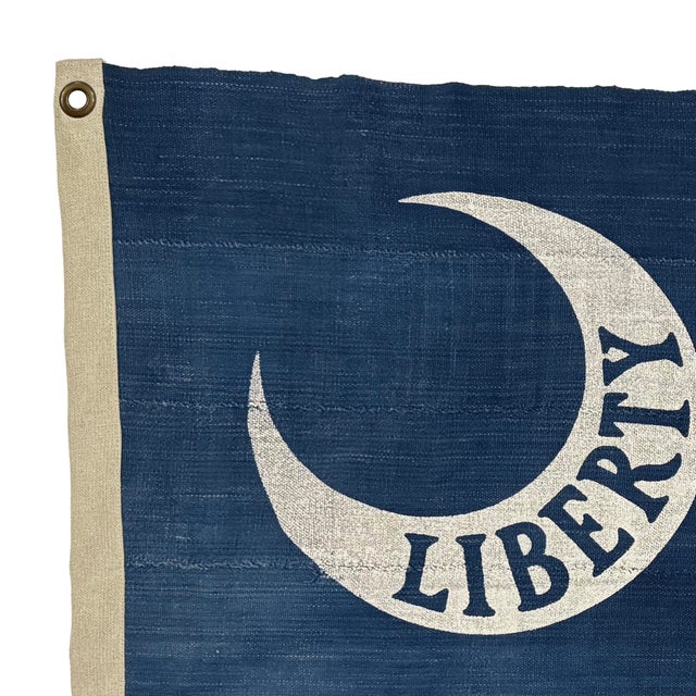 This unique cotton flag is crafted from vintage African textiles. Item pictured is the exact one you will receive. Printed...