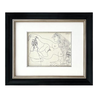 1980s Picasso Gravure Apollinaire Les Onze Mille Verges 4 Framed For Sale