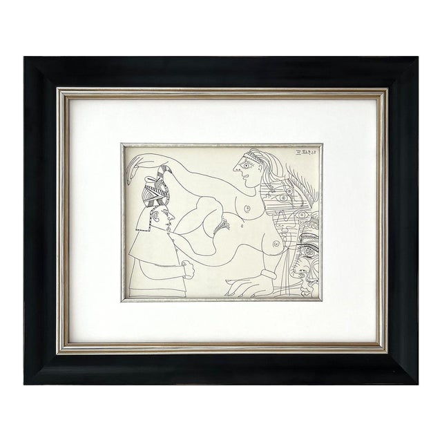 1980s Picasso Gravure Apollinaire Les Onze Mille Verges 4 Framed For Sale