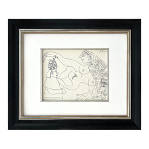 1980s Picasso Gravure Apollinaire Les Onze Mille Verges 4 Framed