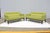 Fabulous pair of Passerelle two-seat lounge sofas/loveseats by Coalesse. These mid-century modern inspired sofas showcase...