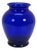 1995 Miami Valley Hunt & Polo Club Cobalt Blue Winner Trophy Vase 7" For Sale