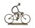 Vintage Bicycle Metal Table Sculpture Modern Aged Patina Bike For Sale - Image 10 of 12