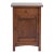 Mission 1 Door 1 Drawer Nightstand - Walnut Stain For Sale