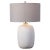 Simple Yet Versatile, This Ceramic Table Lamp Features A Cream-ivory Drip Glaze With Subtle Texture, Accented By Brushed...