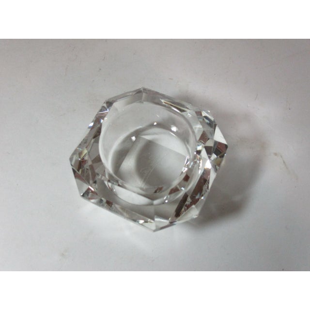 Mid-Century Modern 1990s Oleg Cassini Crystal Votives- Set of 3 For Sale - Image 3 of 12