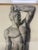 Early 20th Century Male Nude Artist Study Charcoal on Paper. For Sale - Image 4 of 10