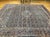 Antique Persian Tabriz Mahi Rug, Hand-Knotted Wool, Herati Geometric Pattern, Navy & Pale Red, 9x12 For Sale - Image 4 of 15