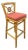 Set of Five McGuire Bar Stools For Sale