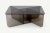 Plastic Acrylic Transparent Black Coffee Table For Sale - Image 7 of 7
