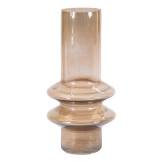 Modern Glass Cylinder Vase (Set of 2) For Sale
