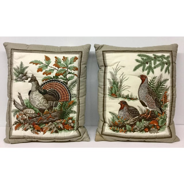 Shabby Chic Custom Bird Lover Pillows - a Pair For Sale - Image 13 of 13