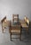 Charlotte Perriand Vintage Rustic Danish European Oak and Rope Dining Chairs - Set of 6 For Sale - Image 4 of 12