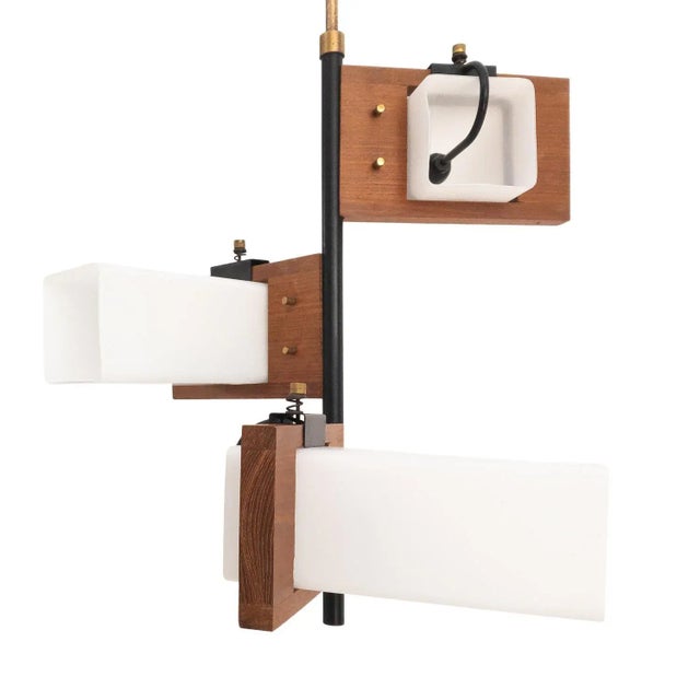 Suspension Lamp in Scandinavian Style, 1960s For Sale - Image 3 of 9