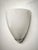 Mid-Century Modern Chrome Wall Light with Opal Glass, 1990s For Sale - Image 3 of 5