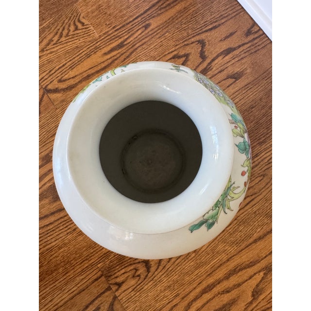 Ceramic Vintage Chinese Porcelain Vase For Sale - Image 7 of 8