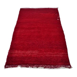 Vintage Anatolian Angora Wool Rug For Sale