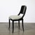 Set of Six Art Deco Sculptural Dining Chairs in Ebonized Walnut & Taupe Mohair For Sale - Image 12 of 18