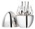 Christofle Mood — Silver-Plated 24-Piece Flatware Set For Sale