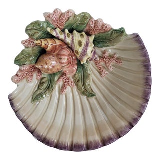 1980s Fitz and Floyd Shell Bowl, Oceana Collection For Sale