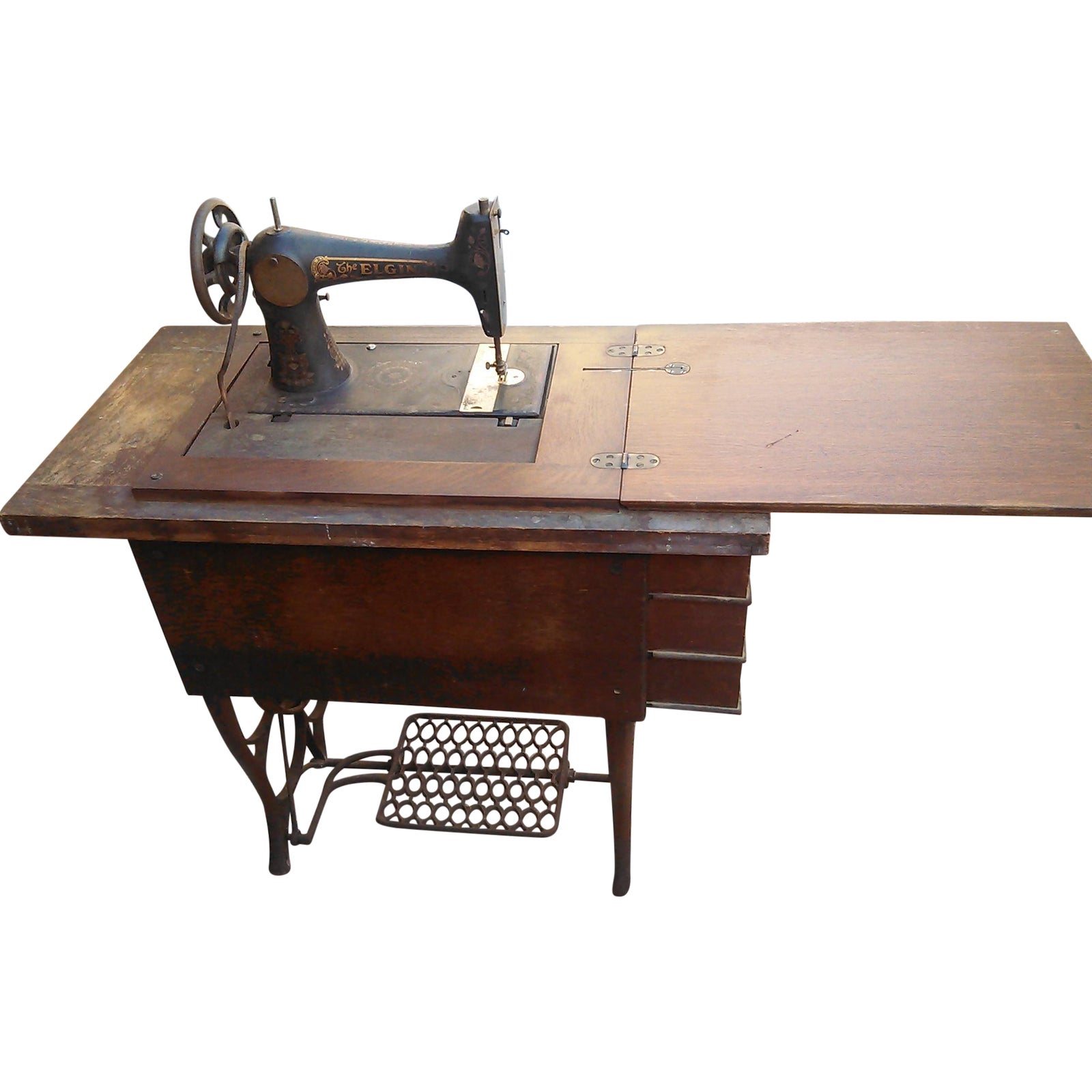 Antique 1896 Elgin Sewing Machine Chairish