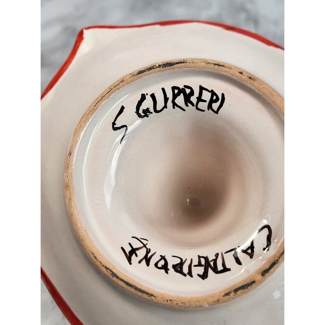Yellow Salvatore Gurreri Hand Painted Citrus Reamer For Sale - Image 8 of 12