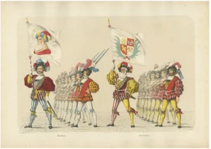 Heinrich Jenny, The Hat Makers and Carpenters Guilds, 1855, Paper
