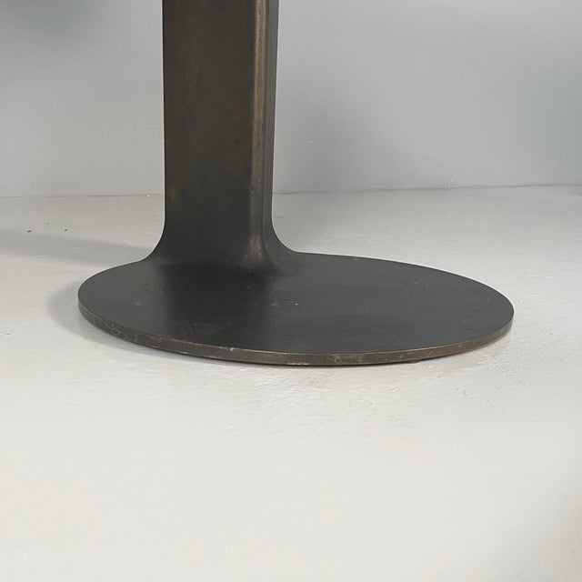 Italian Modern Round TL59 Dining Table attributed to Afra and Tobia Scarpa for Poggi, 1980s For Sale - Image 15 of 18