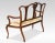 Carved Mahogany Framed Settee, 1890s For Sale - Image 4 of 9