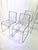 Vintage Acrylic Glass Chairs by Calligaris, Italy, 1980, Set of 4, in Flawless conditions. Designed 1980 to 1989 I have...