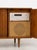 1960s Extra Long Mid Century Modern Tambour Door Garrard Cabinet | Walnut Credenza Sideboard, C. 1960’s For Sale - Image 5 of 13